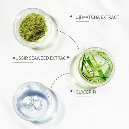 Matcha Peeling Gel Face Scrub with Tea Tree Salicylic Acid Exfoliating Moisturizing Alcohol Free Facial Exfoliator for Women Men Acne Oily Dull Skin All Skin Types 60g 2pcs