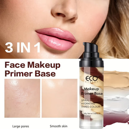 Brightening Face Primer 2-Pack with Squalane Pore Minimizer Moisturizing Even Skin Tone – Long-Lasting Matte Satin Makeup Base Conceals Imperfections for All Skin Types Women