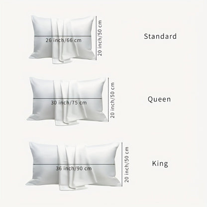 Microfiber Pillowcases Set of 4 – Soft Brushed 90GSM Wrinkle-Resistant Envelope Closure Pillow Covers, Queen & King Size, Multiple Colors, Breathable Polyester Pillow Cases for Bedroom Hotel