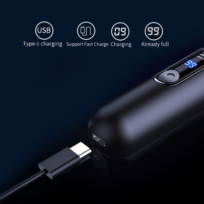Rechargeable Nose, Ear and Eyebrow Hair Trimmer with LED Display in Two Exact Checkout Configurations