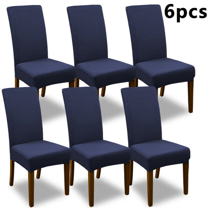 Chair Cover Set of 4 or 6 Stretch Jacquard Dining Slipcovers in Nine Available Color Choices