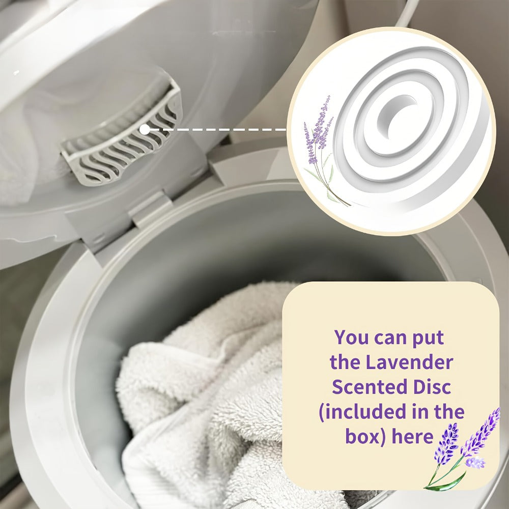 25L Electric Towel Warmer Bucket for Towels and Robes with Single-Button Control, White or Gray Finish