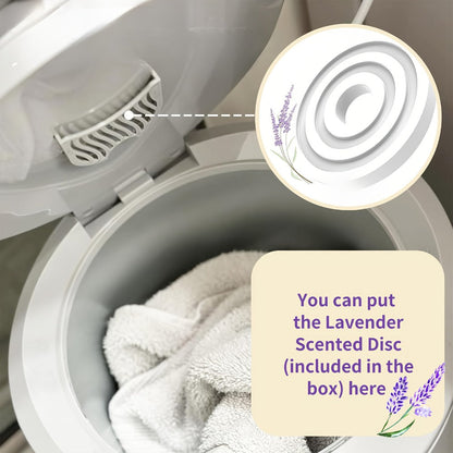 25L Electric Towel Warmer Bucket for Towels and Robes with Single-Button Control, White or Gray Finish