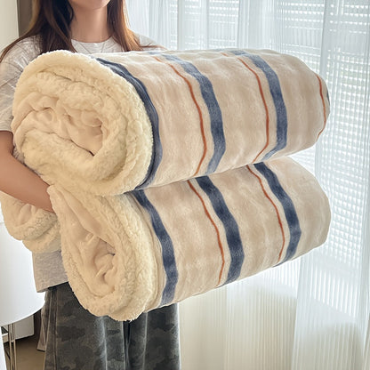 400-450 GSM Flannel Blanket with Plush-Look Lining, 16 Pattern Choices and Four Size Labels