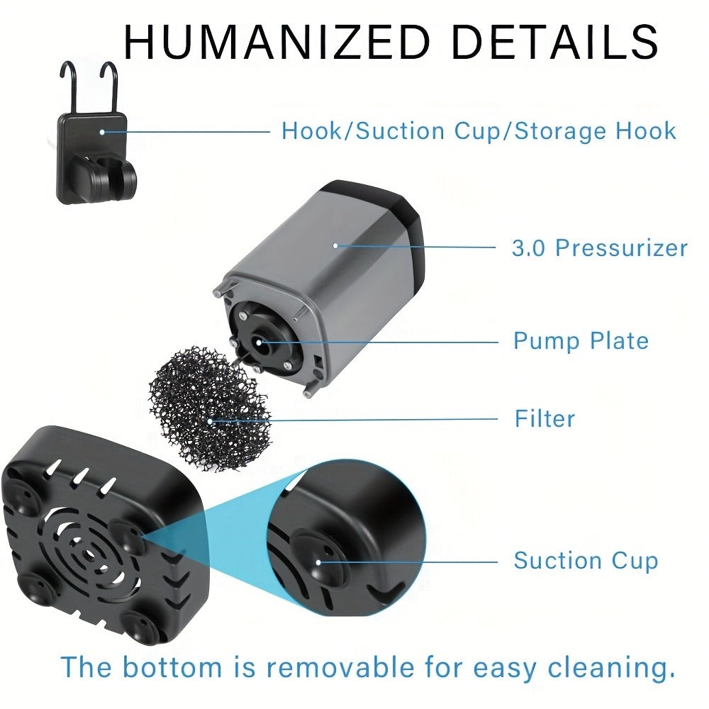 Portable Camping Shower - 6000mAh Battery, 120-Min Runtime, 6 Spray Modes, Smart Display, for Camping, Car Washing, Pet Cleaning, Hiking & Beach