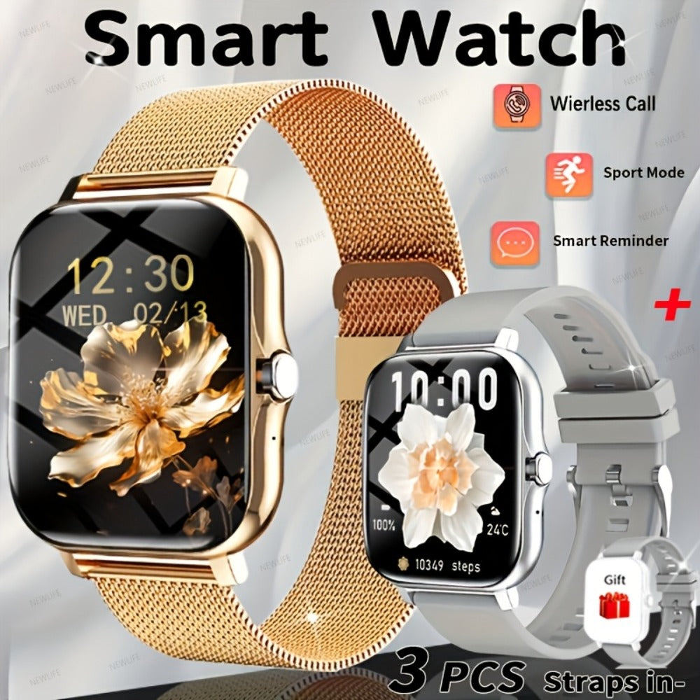Smartwatch – for Men Women with Bluetooth Calling, 1.83" Full Touch Screen Large Dial, Weather Notification, Sports Tracker & Pedometer…