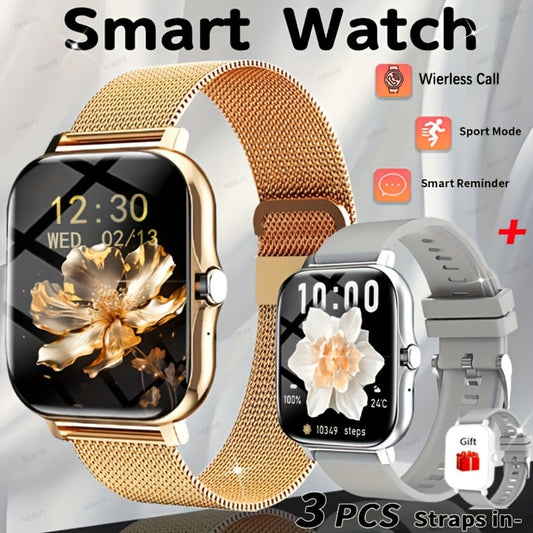 Smartwatch – for Men Women with Bluetooth Calling, 1.83" Full Touch Screen Large Dial, Weather Notification, Sports Tracker & Pedometer…