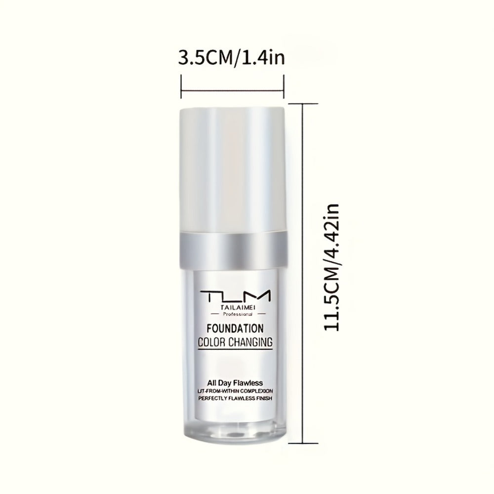 Liquid Foundation and Blush Combo Set for Women — Buildable Coverage Natural Finish Makeup Base, Easy to Apply, Suits All Skin Types, Ideal Beauty Gift