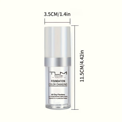 Liquid Foundation and Blush Combo Set for Women — Buildable Coverage Natural Finish Makeup Base, Easy to Apply, Suits All Skin Types, Ideal Beauty Gift