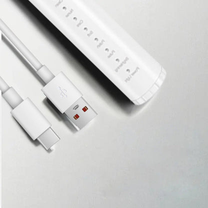 USB Rechargeable Electric Toothbrush and Water Flosser Set with Three Modes, Four Heads and Four Nozzles