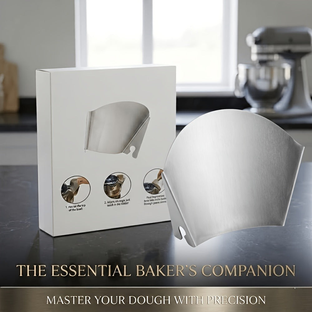 Stainless Steel Stand Mixer Pouring Chute for Select 4.5–8 Qt Tilt-Head and Bowl-Lift Mixers