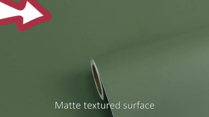 Matte Green Peel-and-Stick Wallpaper Roll, 23.62 x 118.1 Inch Self-Adhesive Removable Contact Paper