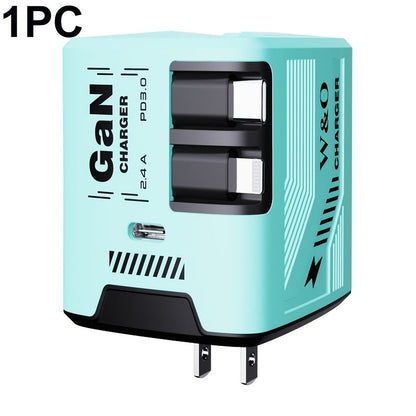 USB-C Wall Charger with Integrated Dual Cables in Single or Two-Piece Packs and Multiple Colors