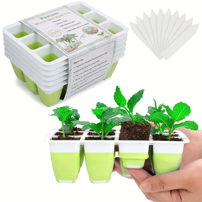 Seed Starting Tray with Flexible Pop-Up Units | Easy Transplant No Root Damage | Optimal Drainage | Reusable Seedling Tray 2pcs 6pcs 10pcs Multi-Pack