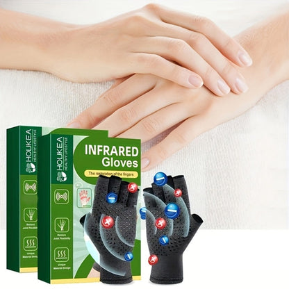 Compression Arthritis Gloves Breathable Joint Care 2 Pairs for Men & Women – Polyester Hand Support Gloves for Arthritis Pain Relief, Daily Use, Sports & Leisure Activities