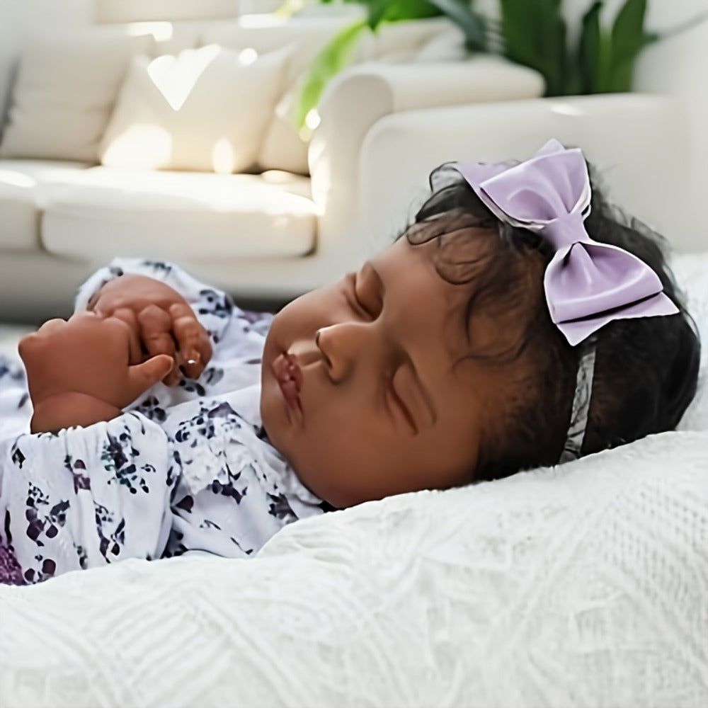 Reborn Doll VIVIDOLL 19-Inch Poseable Figure with Hand-Painted Face, Printed Outfit and Doll-Only Configuration