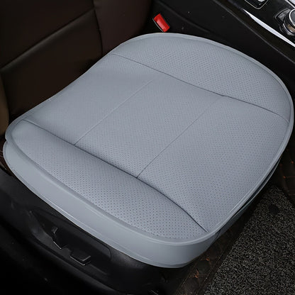 Car Seat Cover Front Cushion with PU Leather, Bamboo Charcoal Strips and 21.5 x 20.5 Inch Size