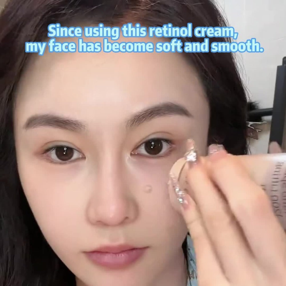 Retinol Vitamin C Face Cream Anti Aging Moisturizer for Skin Elasticity Brightening Deep Hydration Fast Absorbing Non Greasy Gentle Daily Skin Care for Women All Skin Types