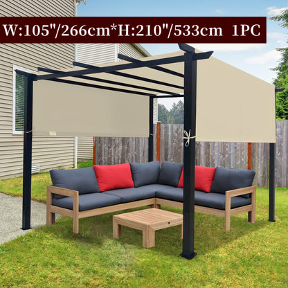 Pergola Replacement Canopy Panel in Eight Colors and Three Lengths for 24 Checkout Options