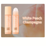 White peach champagne