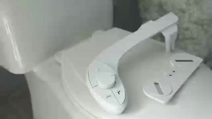 Ultra-Slim Non-Electric Bidet Attachment with Dual Retractable Nozzles and Seven Model Options