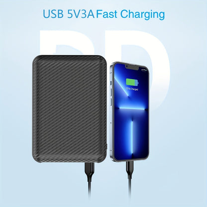 20000mAh Fan Vest Power Bank 5V 3A USB-C Portable Battery Pack for Cooling Fan Jacket Vest – Dual-Use External Charger for Outdoor Work, Construction, Summer Heat Relief, Hiking & Warehouse