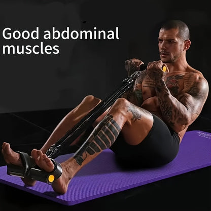 Foot-Pedal Resistance Band Puller in Black or Purple with 50, 75 or 100-Pound Checkout Labels