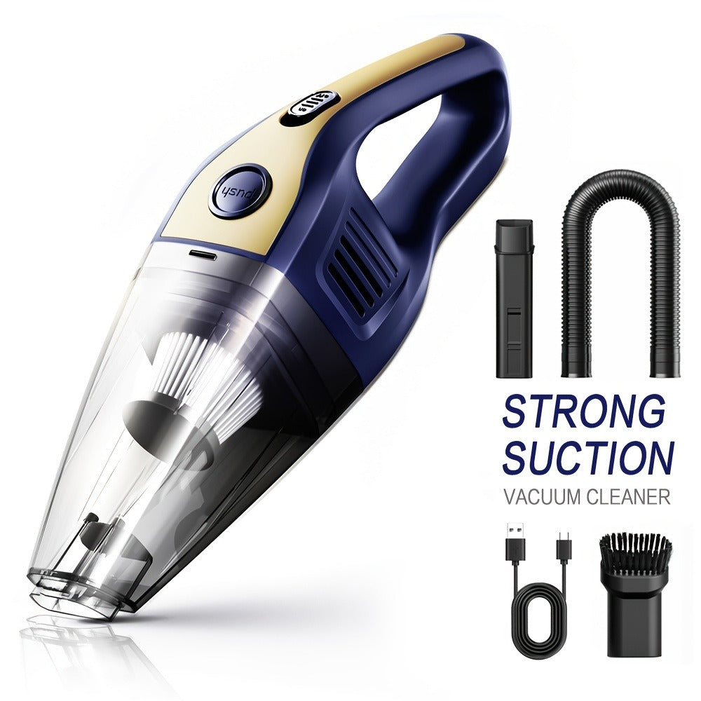 Handheld Vacuum Cleaner with 5KPa Suction, Rechargeable Battery, Crevice Tool and Six Color Bundles