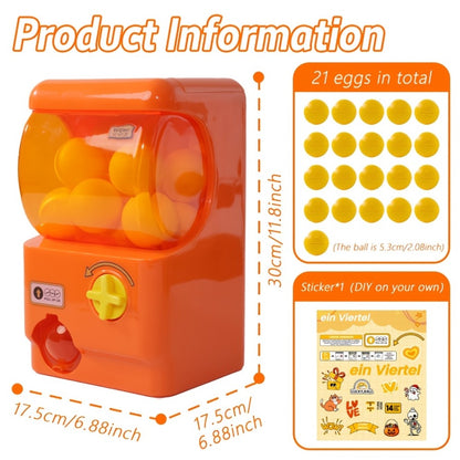 Gachapon Machine for Home – Mini Capsule Toy Vending Machine Novelty Gift for Kids Adults Couples Anniversary Birthday Party Christmas