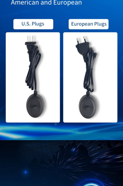 Electric Toothbrush with Eight Round Brush Heads, Three Modes, Induction Charging, IPX7 Rating and Travel Case