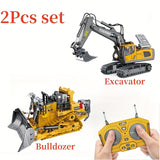 2-in-1 (Excavator + Bulldozer)