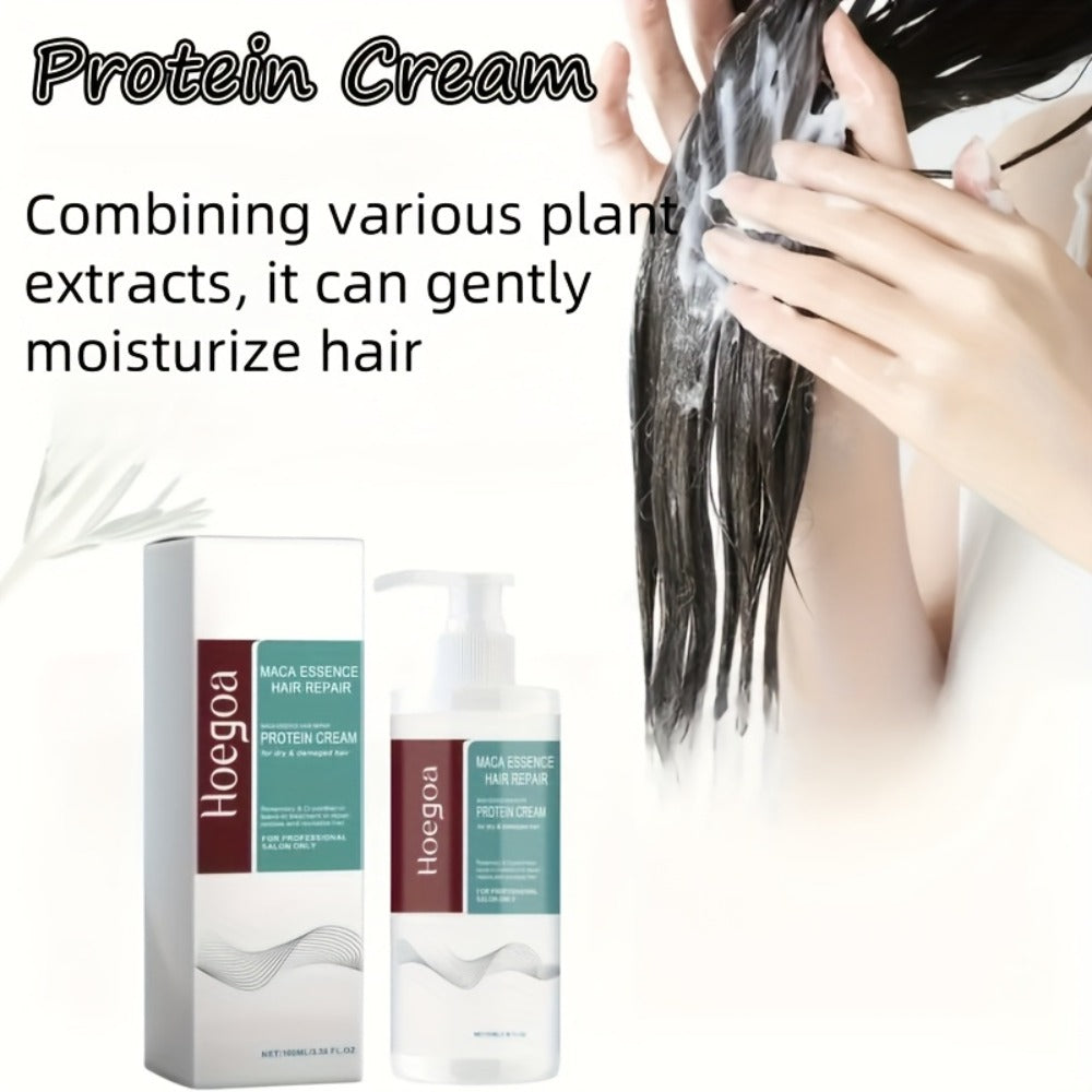 Three-Piece HOGOGO Collagen Hair Care Set with Jar and Pump Containers in a Gold Gift Box Presentation