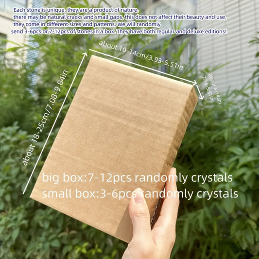 Crystal Gemstone Box Set 1LB – Bohemian Natural Raw Healing Stones Assorted Shapes Colorful Lucky Crystals Gift Set for Women