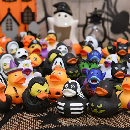 Halloween Novelty Duck Assortments in 20-Piece or 100-Piece Checkout Packs with Mixed Character Designs