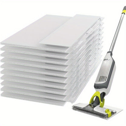 VACMOP-Style White Disposable Replacement Pads in 10-, 20-, 30- or 40-Pack Checkout Options