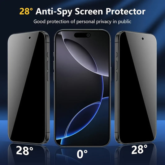 Screen Protector, 10-Piece Privacy Tempered Glass Set for 29 Selected iPhone Models from X through 17 Pro Max