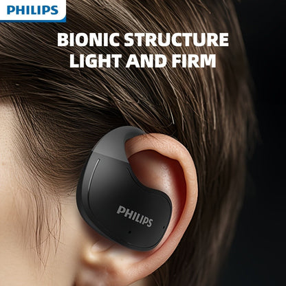 Philips TAT2708 True Wireless Earbuds, Stereo Surround Sound ENC Noise Cancellation Touch Controls Built-in Mic, 24H Polymer Battery USB-C Fast Charging Case, Lightweight for Commuting Workouts Daily Use