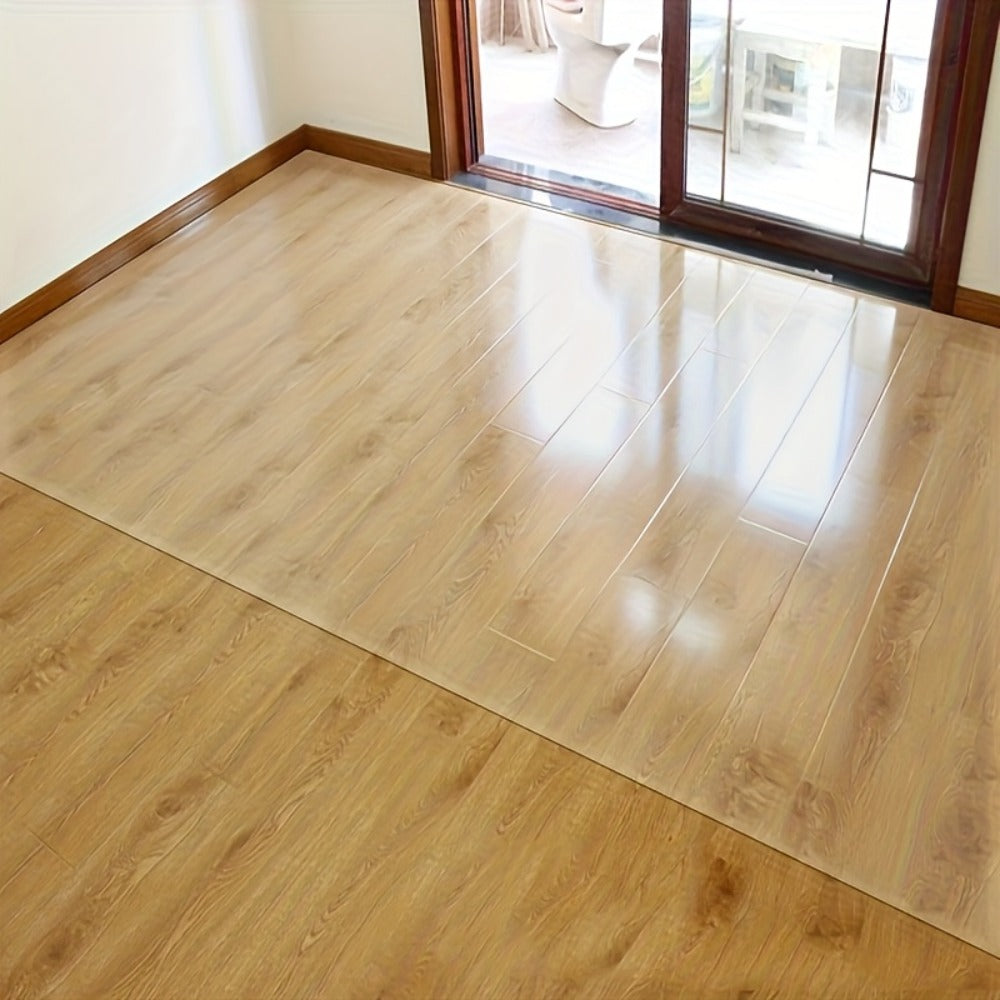 Clear PVC Floor Protector Mat with 29 Rectangular Size Options, Including 1.5mm Formats up to 44 x 120 Inches