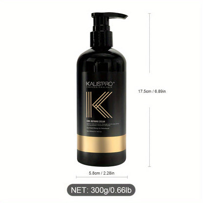 Men's Curl Cream Sulfate-Free 10.14oz - Frizz Control Styling Cream for Wavy & Curly Hair | Controlled Hold, Boosts Shine & Hydration | No Sticky Residue | Curly Guy Method Approved