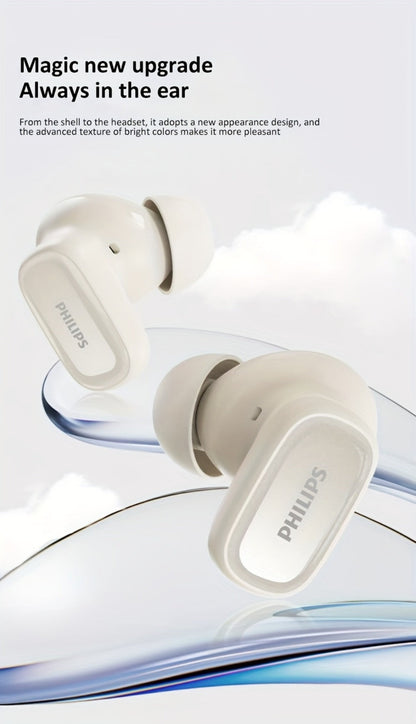Wireless Earbuds Philips TAT2569 with Active Noise Reduction, Dual Mics and 18-Hour Playtime