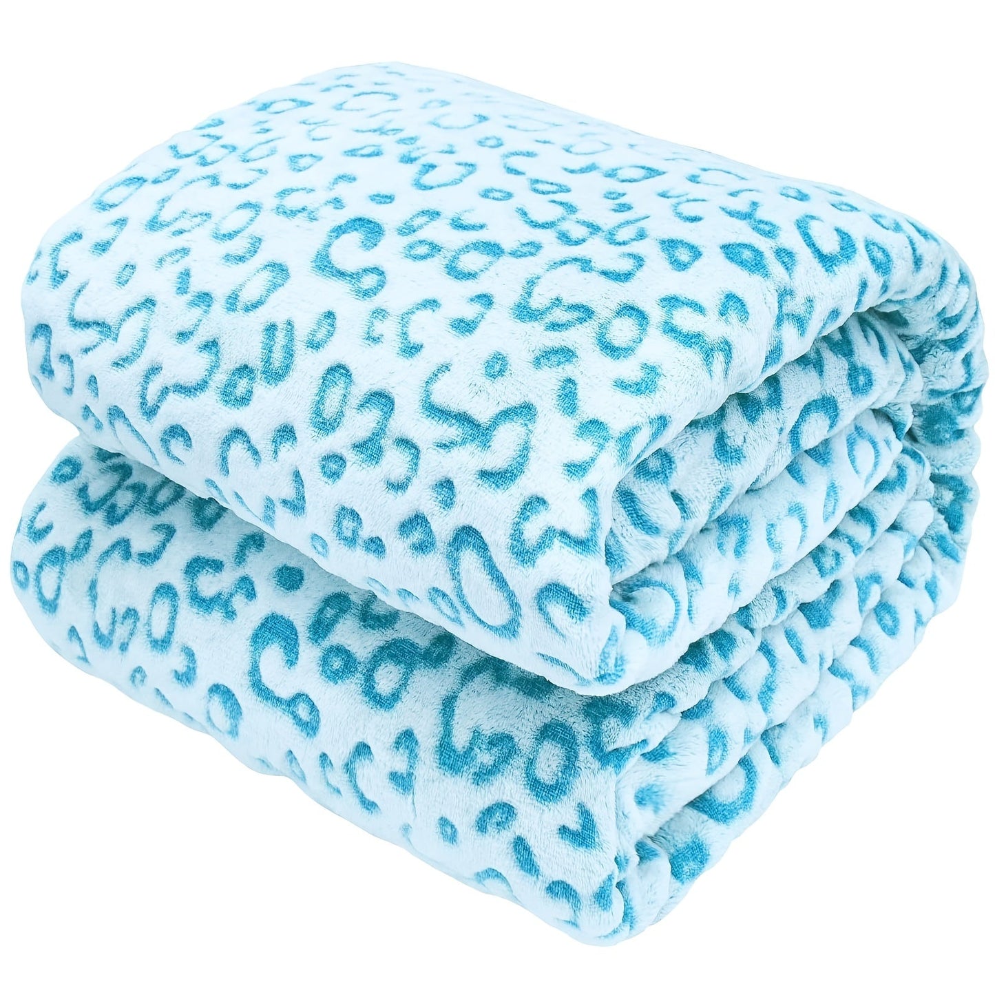 Raised Leopard Pattern Throw Blanket in Five Colors and 14 Listed Size-and-Color Combinations