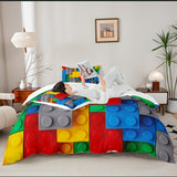 red yellow grey green