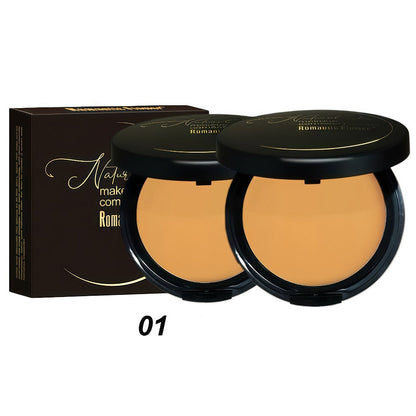 Matte Setting Powder Palette Waterproof Sweat-Proof Buildable Coverage with Squalane Formula — Brightening Contouring Face Powder for All Skin Tones Long Lasting