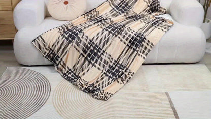 Purple Leopard Flannel Throw Blanket - Luxury Plush Soft Warm Cozy Blanket for Sofa Bed Car Camping Travel, All-Season Gift Blanket for Women