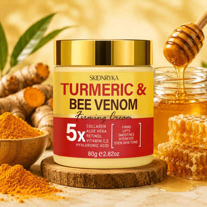 Face Cream Retinol Bee Venom Formula with Turmeric and Collagen in One-Piece or Two-Piece Options