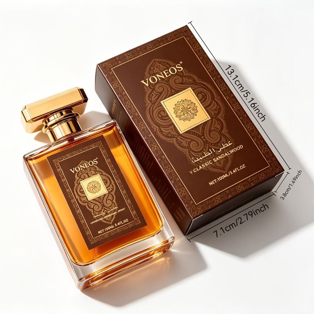 Cologne Spray for Men DUBAI SUDAN 3.4 oz with Gold Bottle and 1, 2 or 3 Piece Set Options for Gifting