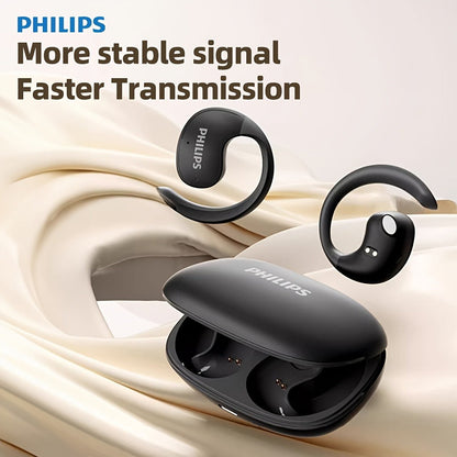 Philips TAT2708 True Wireless Earbuds, Stereo Surround Sound ENC Noise Cancellation Touch Controls Built-in Mic, 24H Polymer Battery USB-C Fast Charging Case, Lightweight for Commuting Workouts Daily Use