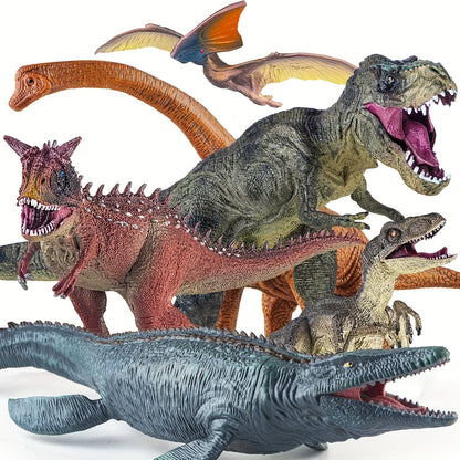Jumbo Dinosaur Toys Set of 6 – Realistic Large Dinosaur Figures for Kids, Dino World Playset for Boys & Girls Ages 3+, Birthday & Christmas Gift