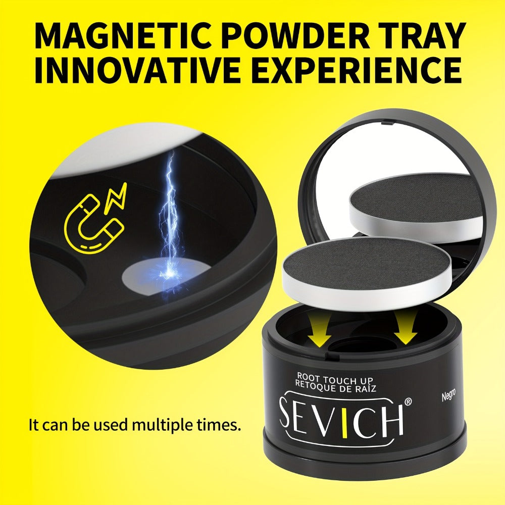 4 g plus 4 g Hair Root Touch-Up Powder Kit with Refill, Brush and Eight Checkout Options for Daily Use