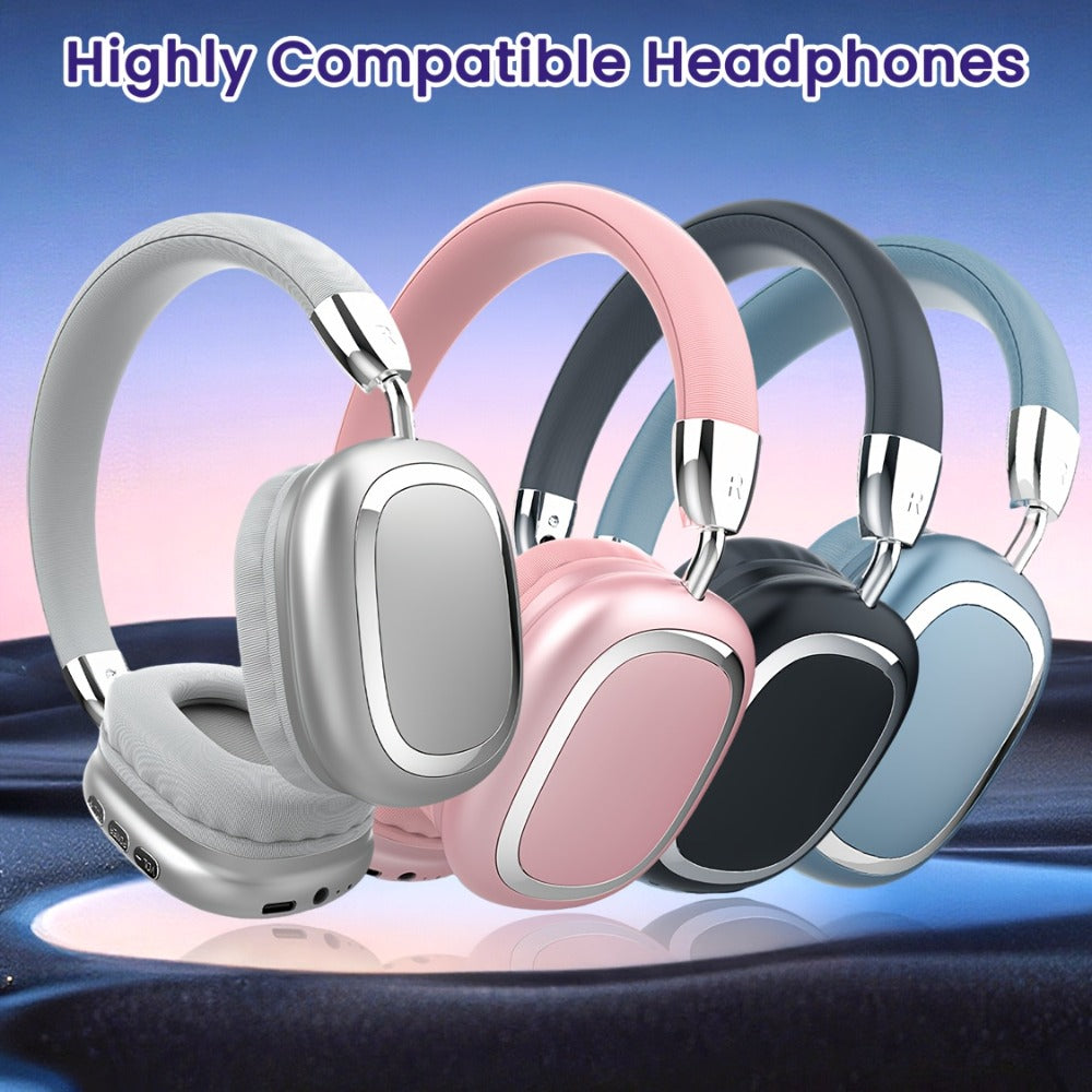 B35 Over-Ear Headphones with Bluetooth 5.3, 40mm Drivers, 90-Degree Rotating Earcups and Five Color or Storage Sets